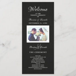 Programa Simples, porém elegante: Linen Preto com Monograma