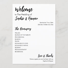 Programa Simples versátil, preto e branco casual moderno