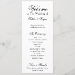 Programa Simples, Versátil, Preto e Branco Elegante