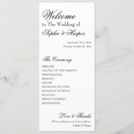 Programa Simples, Versátil, Preto e Branco Elegante