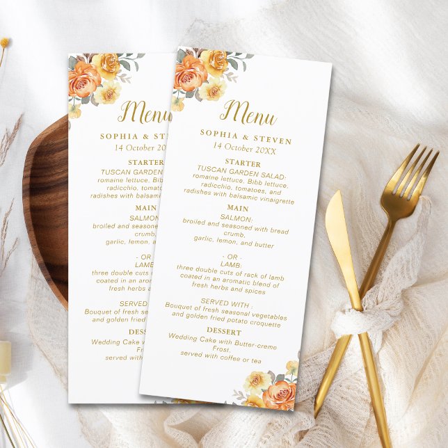 Programa Sophisticated spring wedding with orange blossoms (Criador carregado)