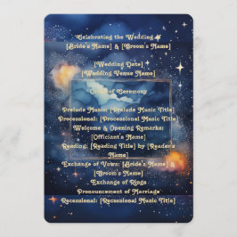 Programa Starry Night Wedding