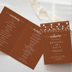 Programa String Lights Terracotta Dobra De Casamento