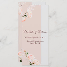 Programa Suave púrpura e cinzas com flores