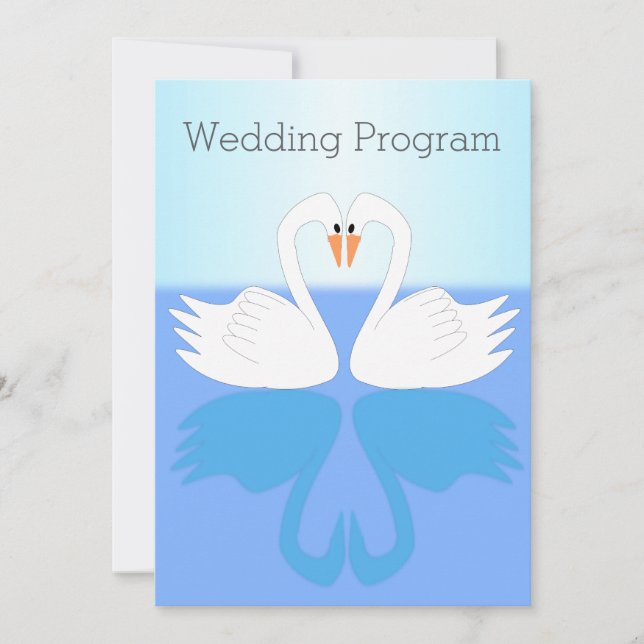 Programa Swans Design Wedding (Frente)