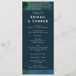 Programa Teal Azul Minimalista Moderno