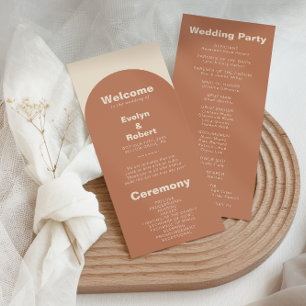 Programa Terracotta Arch Casamento Formal Minimalista Elega