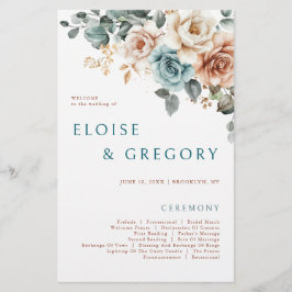 Programa Terracotta Teal Neutral Watercolor Casame