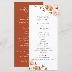 Programa Terrestre de Casamento Floral do Outono