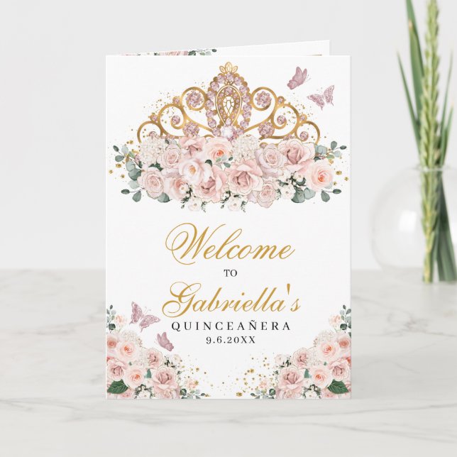 Programa Tiara Quinceanera, Borboleta Rosa Esmagad (Frente)