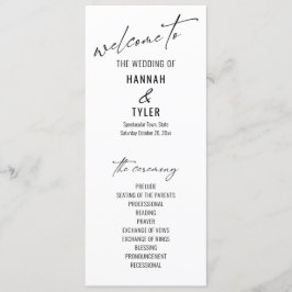 Programa Tipografia Contemporânea Simples Elegante - Branco