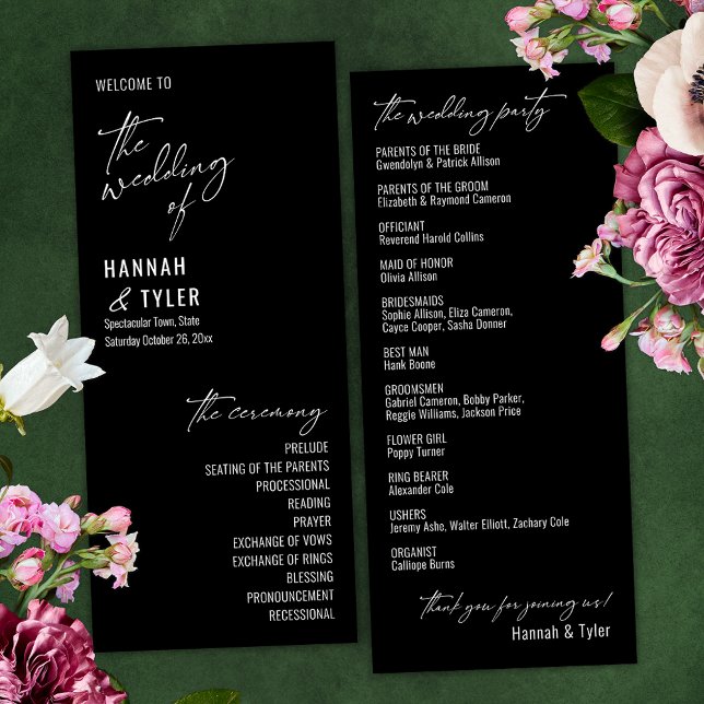 Programa Tipografia Contemporânea Simples Elegante Preta (Criador carregado)