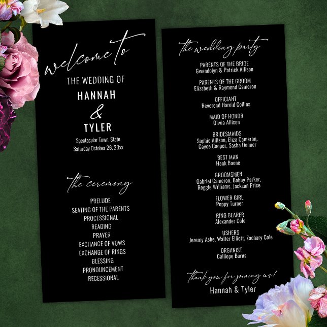 Programa Tipografia Contemporânea Simples Elegante Preta (Criador carregado)