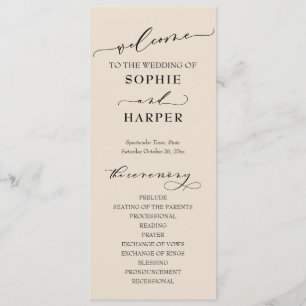 Programa Tipografia Simples, Creme Elegante