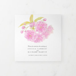 Programa Tri-Fold, cor-de-água, floração de cereja