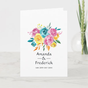 Programa Turquesa, Casamento Floral Amarelo-Rosa