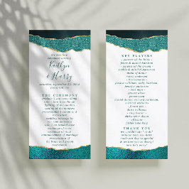 Programa Turquesa Elegante e Casamento Dourado