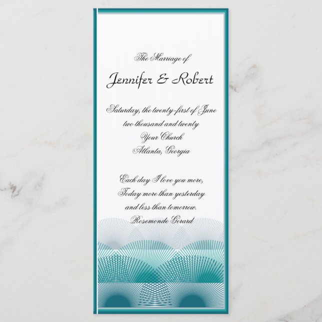 Programa Turquoise Blue Scallops (Frente)