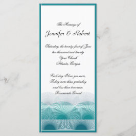 Programa Turquoise Blue Scallops