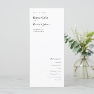 Programa Ultra Minimalista de Casamento Negro e Br