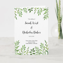 Programa Verde-Cor-de-Água Folha Botânica