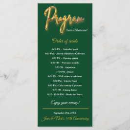 Programa Verde e Dourado 3d Textura Dourada Design