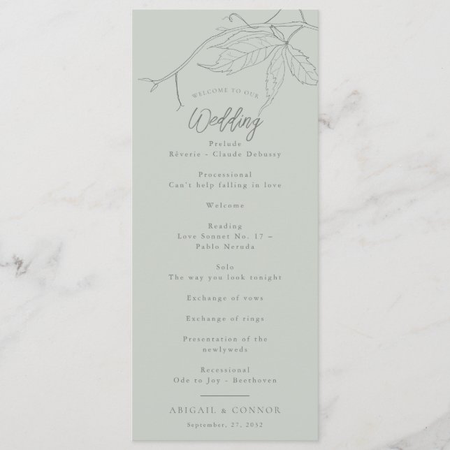 Programa Vinhas Mãos Mínimas Cinzas Verdes (Frente)