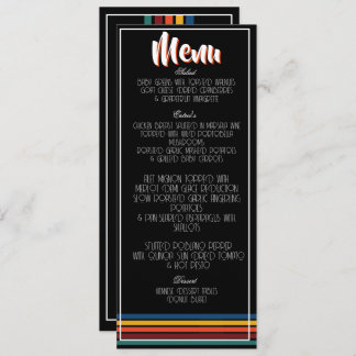 Programa Vintage Retro 50th Striped Fifty Birthday 1976