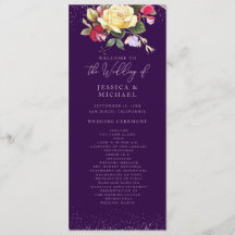 Vintage Yellow Rose Pink Swea Buquê Purple