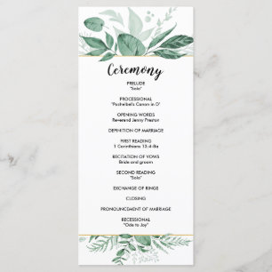 Programa Watercolor Wild Deixa Casamento Verde Caçador