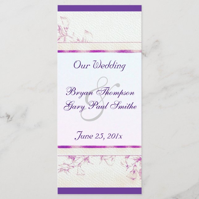 Programa WEDDING de Chique de aves de capoeira (Frente)