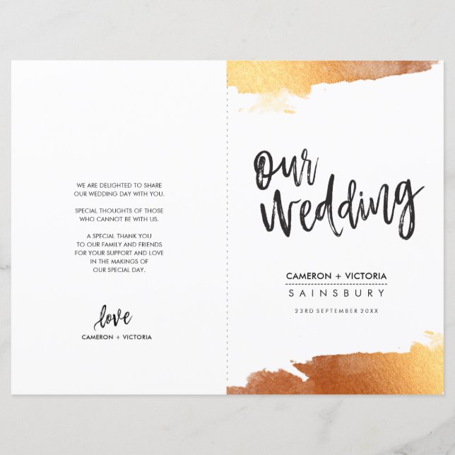 Programa WEDDING pincel de luxo (Frente)