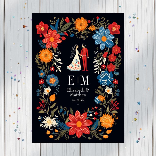 Programa Whimsical Floral Fiesta Wedding (Whimsical Floral Fiesta Wedding Program)