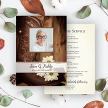 White Daisies Cowboy Boots Serviço Funeral Ocident