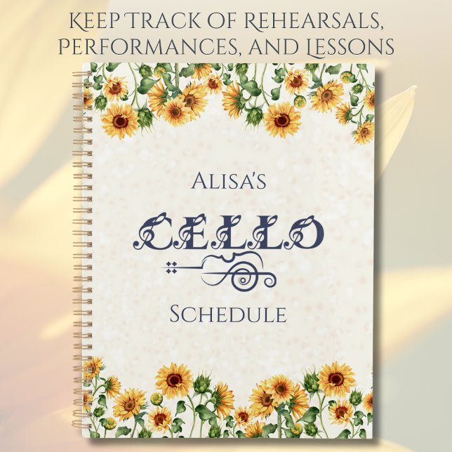 Programação e Planejador de Ensaios Musicais Celli (Organize rehearsals and concerts with a personalized cellist planner!)