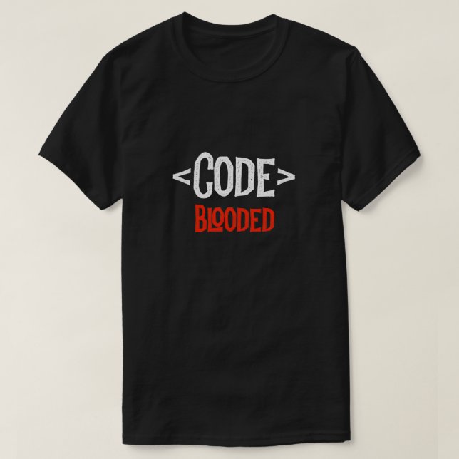 Programador Código de Camisa Codificador Codificaç (Frente do Design)