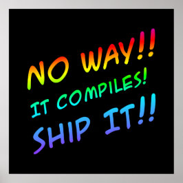 Programando Poster Humor