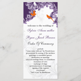 Programas de aves de capoeira roxas, laranja