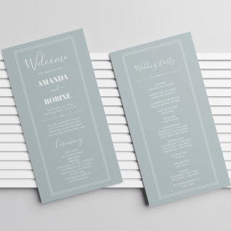 Programas de Casamento Chic Minimalistas Elegantes