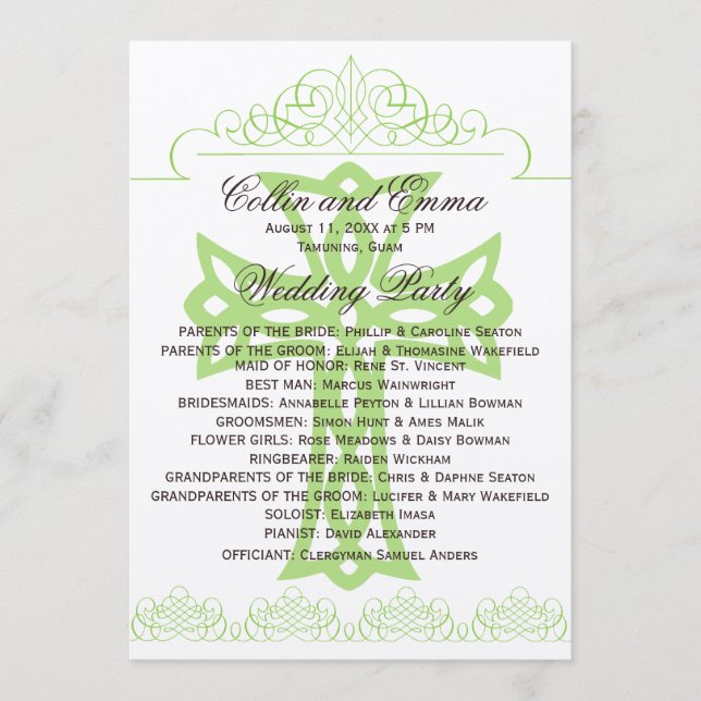 Programas de Casamento Cruzado (Frente)