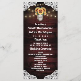 Programas de Casamento de Jarro de Pedra com Giras