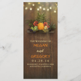 Programas De Casamento De Luzes Tropicais De Praia