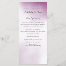 Programas de Casamento de Ombre Roxo
