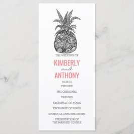 Programas de Casamento de Praia de Pineapple