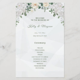 Programas De Casamento De Um Caso Floral