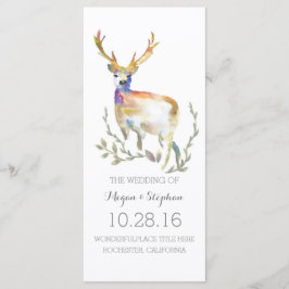 Programas de Casamento Deer Antlers