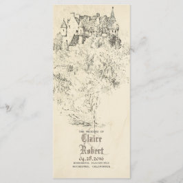 Programas de Casamento do Castelo de Fairytale