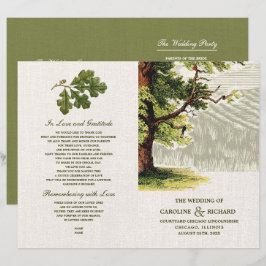 Programas De Casamento Dobrado Da Árvore De Oak Vi