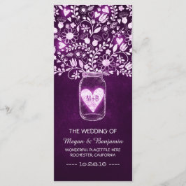 programas de casamento elegantes de hortelã