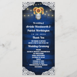 Programas de Casamento em Pote de Pedra com Girass